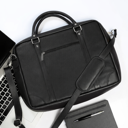 Leather Dera Maverick Soft Grain Leather Laptop Bag