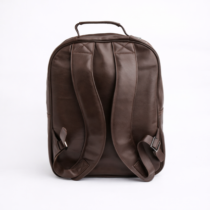 Classic Brown Leather Laptop Backpack – Premium Handmade Business & Travel Bag
